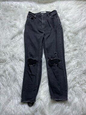 Abercrombie Curve Love The Ankle Straight Ultra High Rise Jeans